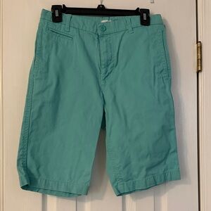 Old Navy Boy’s Aqua Green Chino Shorts Size 16 Regular
